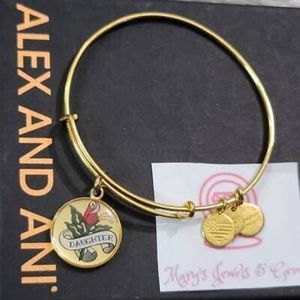 Alex and Ani daughter charm bracelet